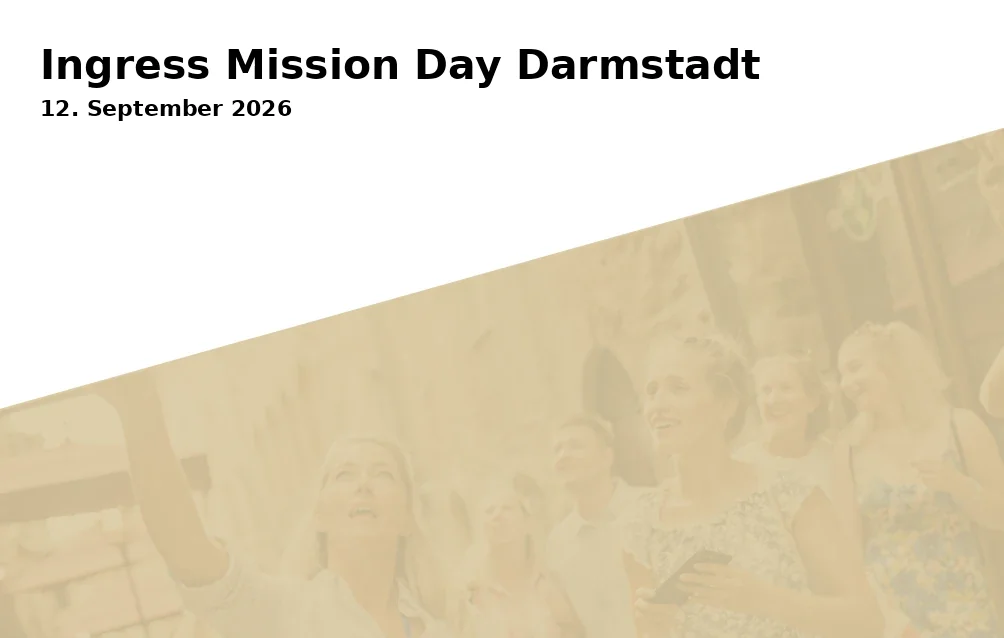 Event: Ingress Mission Day Darmstadt in Darmstadt on 12. September 2026