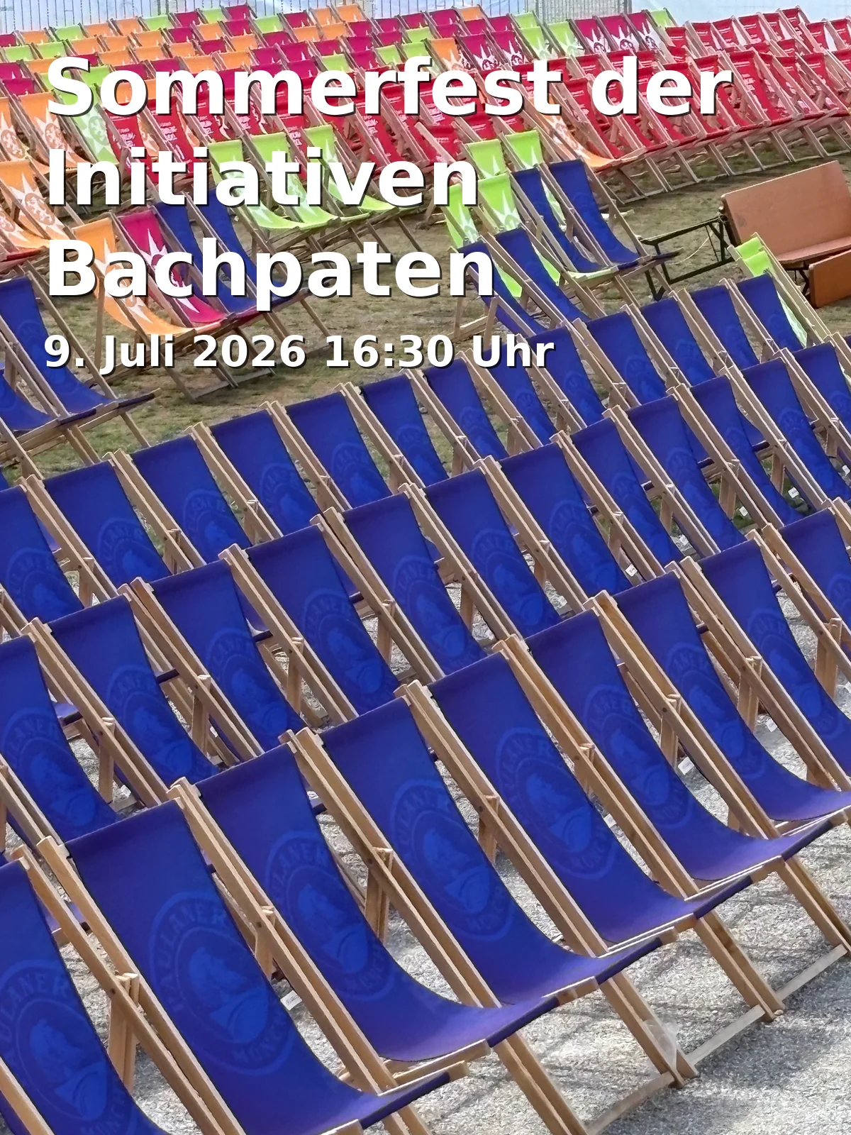 Sommerfest der Initiativen Bachpaten Freiburg und Freiburg packt an 2026