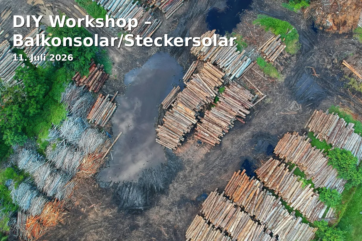 Event: DIY Workshop – Balkonsolar/Steckersolar