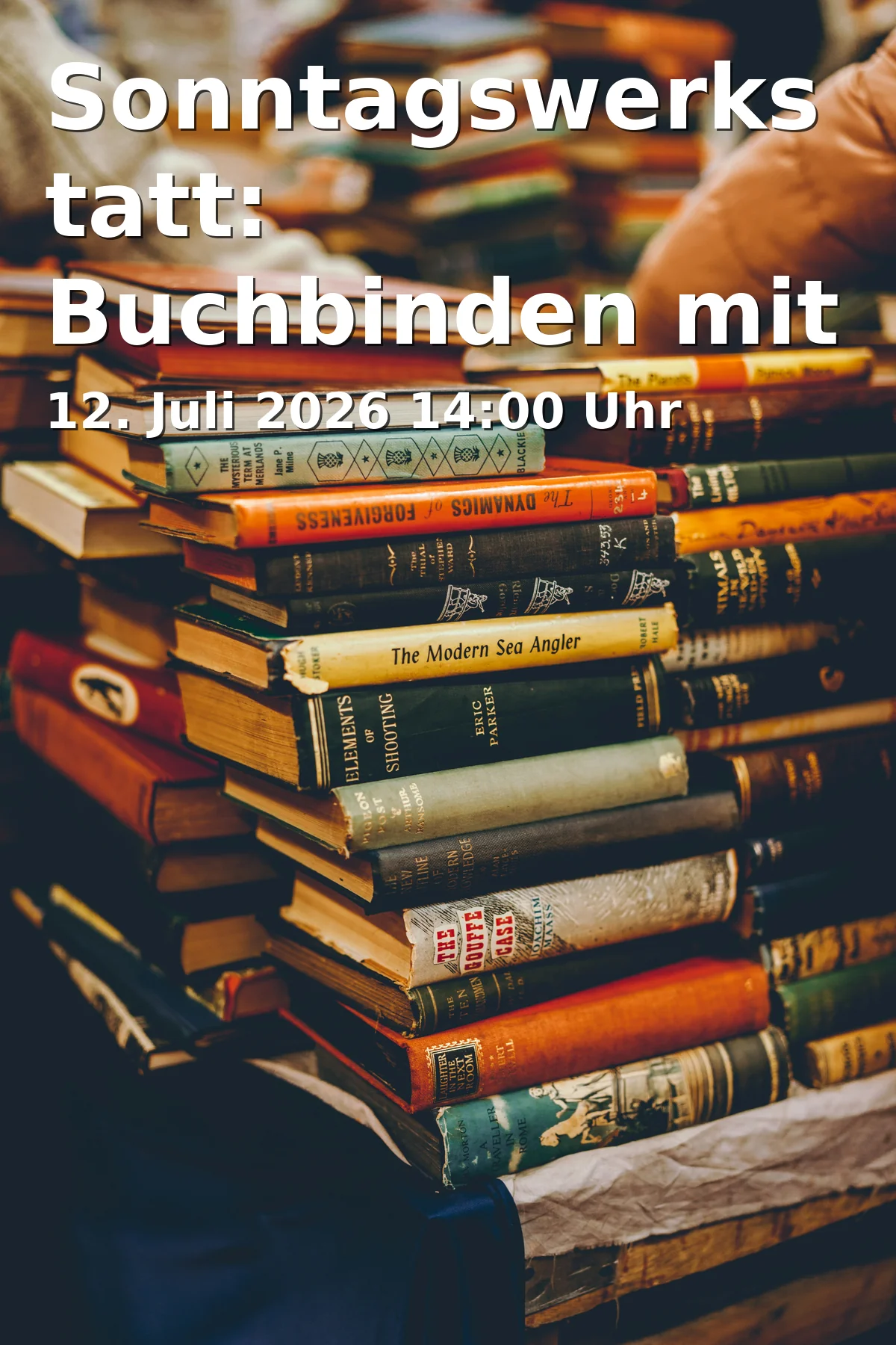 Event: Sonntagswerkstatt: Buchbinden mit Recyclingmaterialien in WaldHaus Freiburg, Wonnhaldestraße 6, 79100 Freiburg im Breisgau on 12. Juli 2026