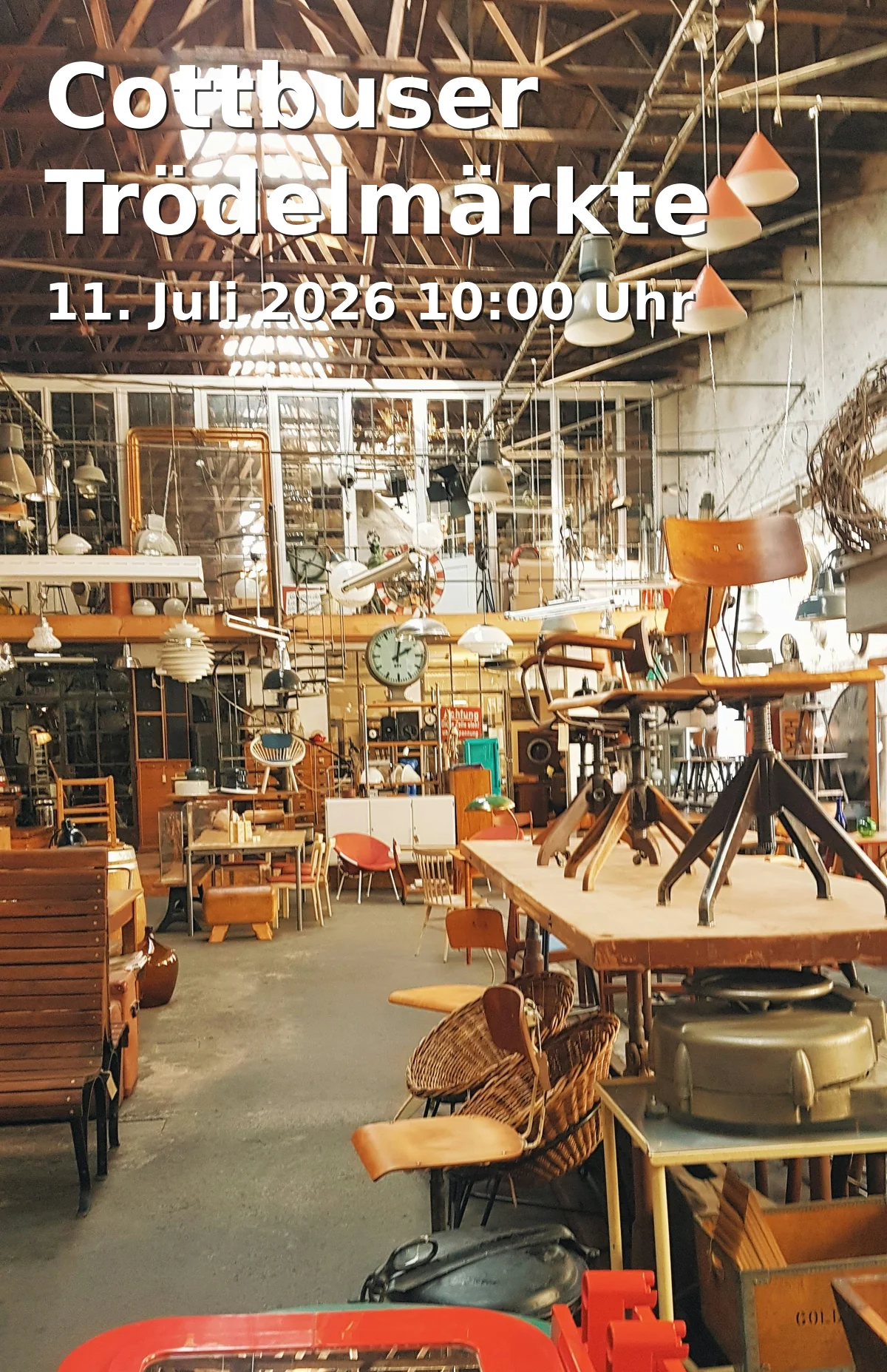 Event: Cottbus Flea Markets in Zuschka-Ernst-Mucke-Platz, Madlower Hauptstraße 10, 03050 Cottbus on 11. July 2026