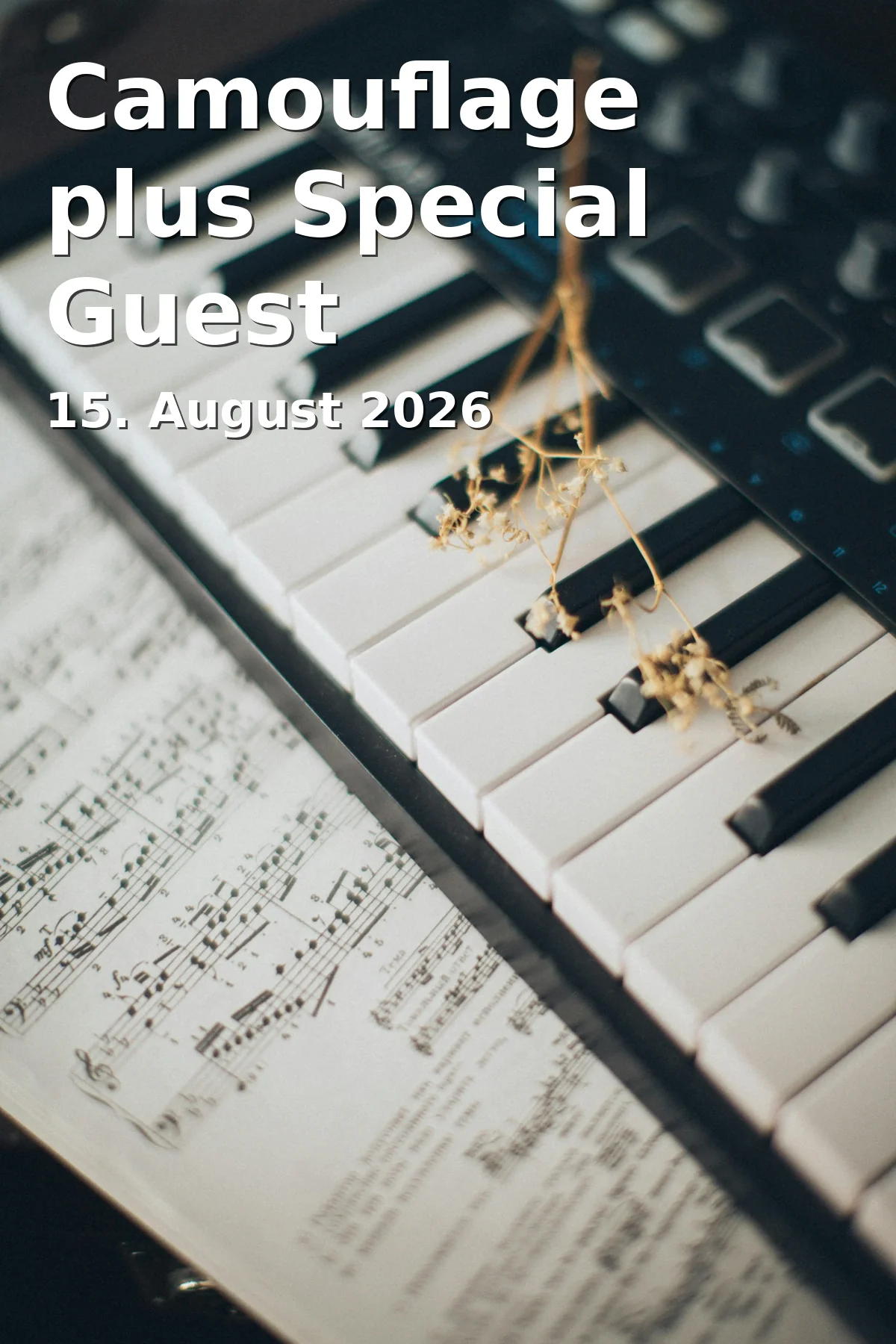 Event: Camouflage plus Special Guest in Sparkassen-Bühne, Hofwiesenpark, Gera on 15. August 2026