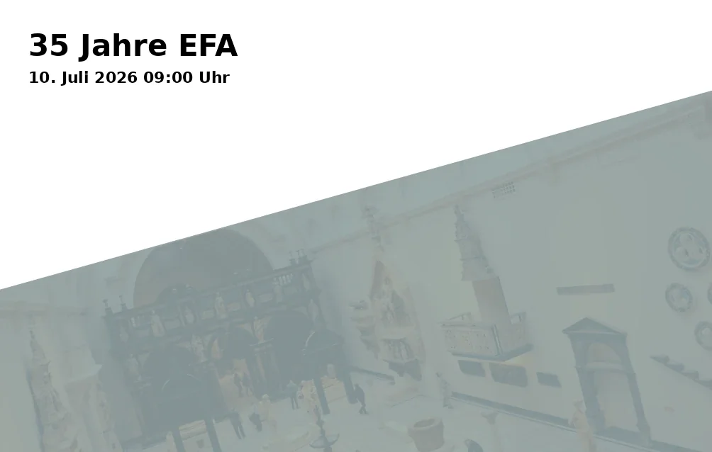 Event: 35 Years EFA in Sparkasse - Hauptstelle, Hugenottenplatz 5, 91054 Erlangen on 10. July 2026