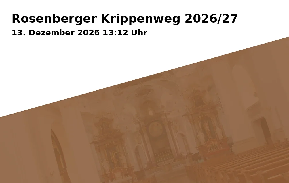 Event: Rosenberger Krippenweg 2026/27