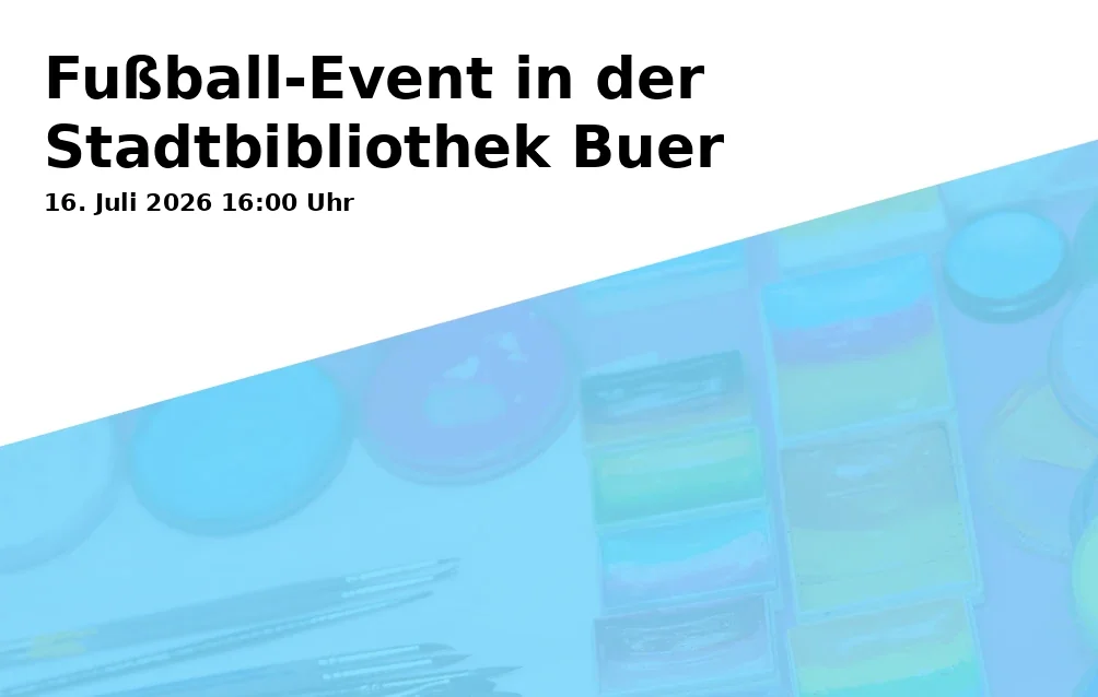 Fußball-Event in der Stadtbibliothek Buer