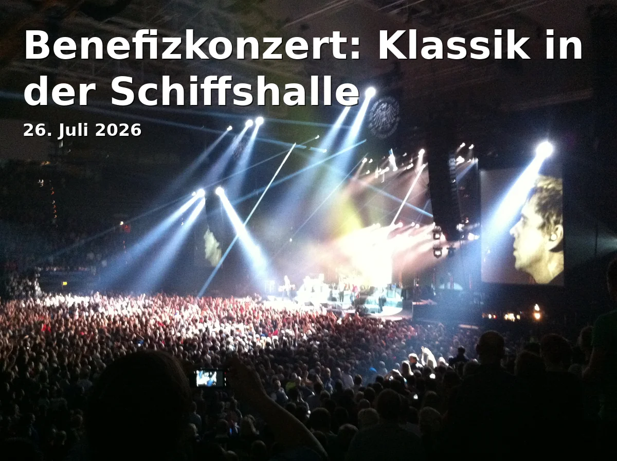 Event: Benefizkonzert: Klassik in der Schiffshalle in Schiffshalle der Chiemsee Schifffahrt Ludwig Feßler, Seestraße 108, Prien a. Chiemsee on 26. Juli 2026