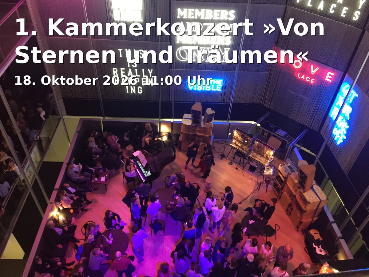 Event: 1. Kammerkonzert »Von Sternen und Träumen« in Jesuitengasse 12, 86152 Augsburg on 18. Oktober 2026