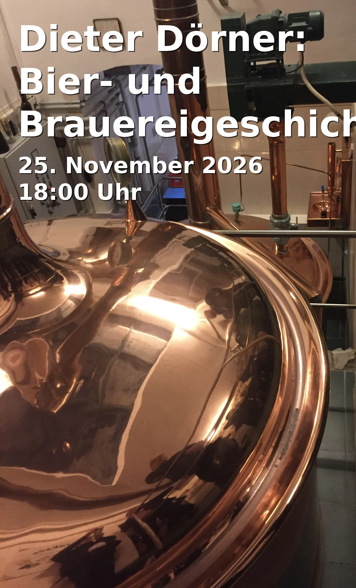 Event: Dieter Dörner: History of Beer and Breweries in Amberg