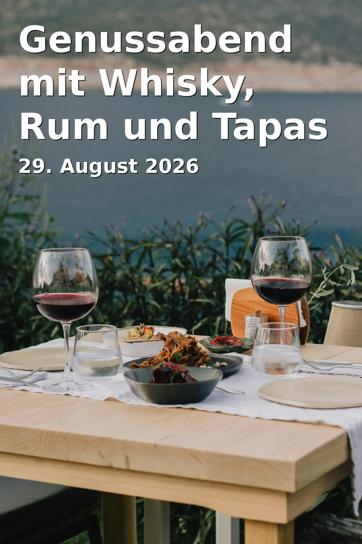 Event: Evening of Enjoyment with Whisky, Rum, and Tapas