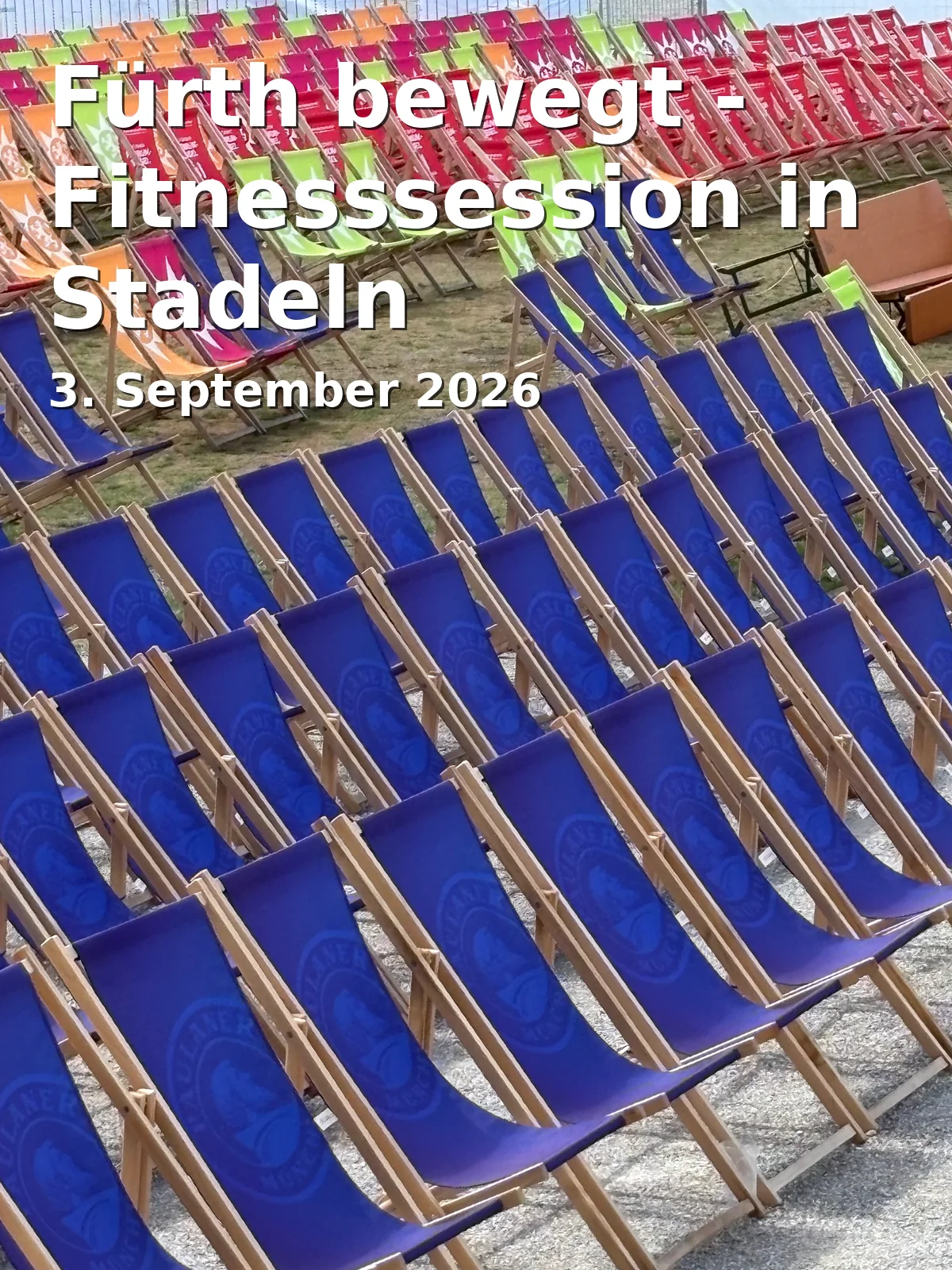 Event: Fürth bewegt - Fitnesssession in Stadeln in Wasserrad Stadeln, unterhalb des Friedhofs, Fürth on 3. September 2026