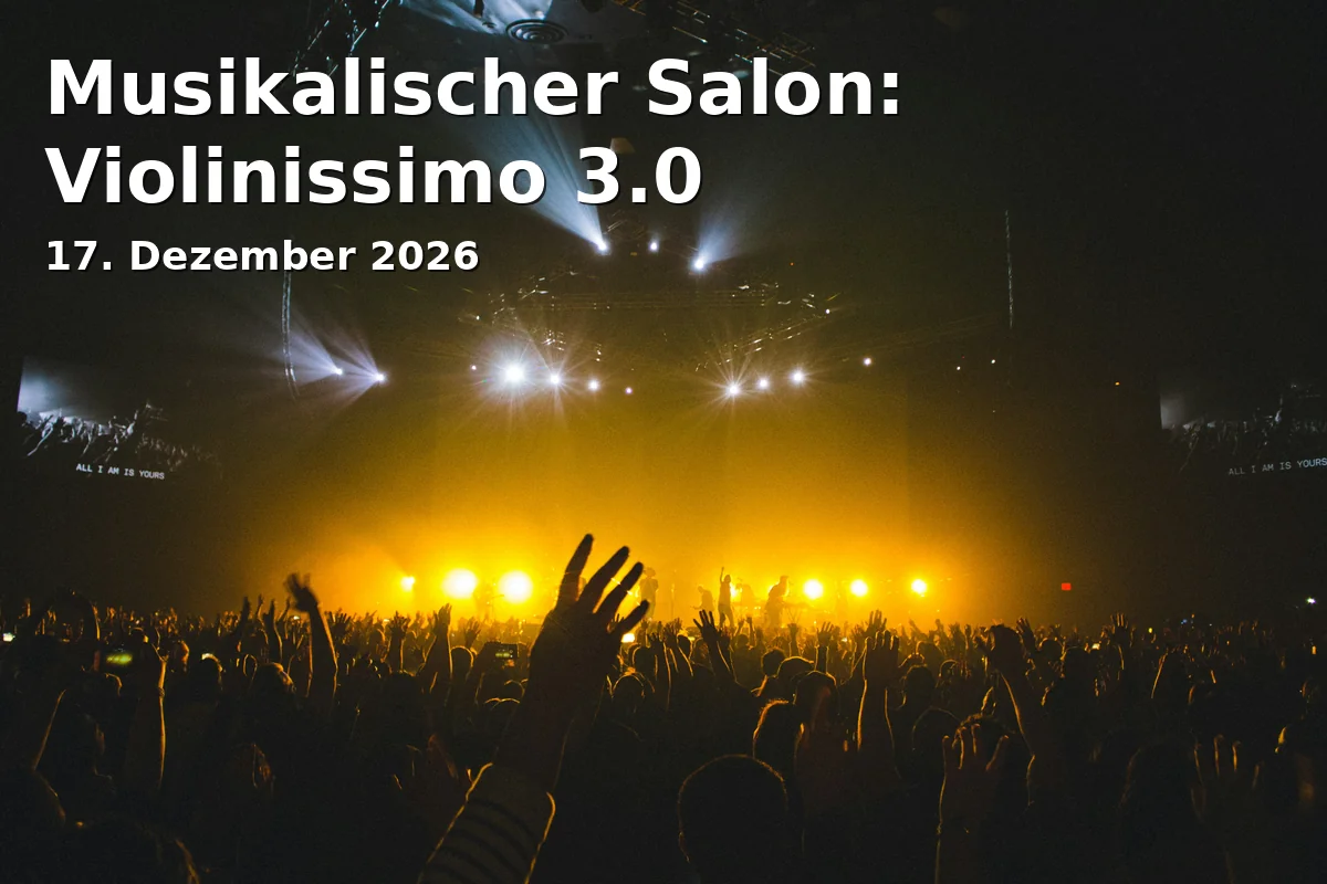Event: Musikalischer Salon: Violinissimo 3.0 in Kurfürstenstraße 40, 14467 Potsdam on 17. Dezember 2026