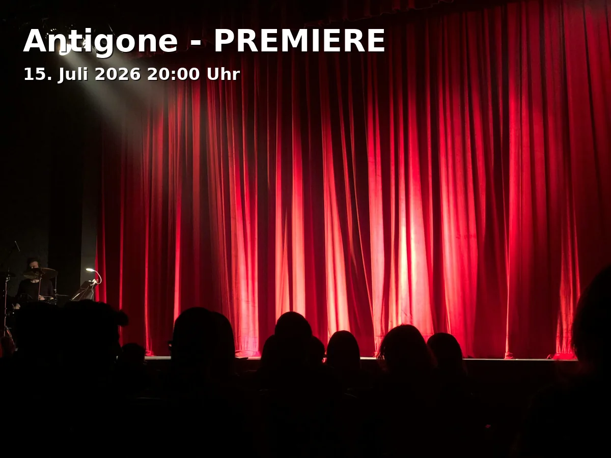 Event: Antigone - PREMIERE in Innenhof der Glyptothek, Königsplatz 3, 80333 München on 15. Juli 2026