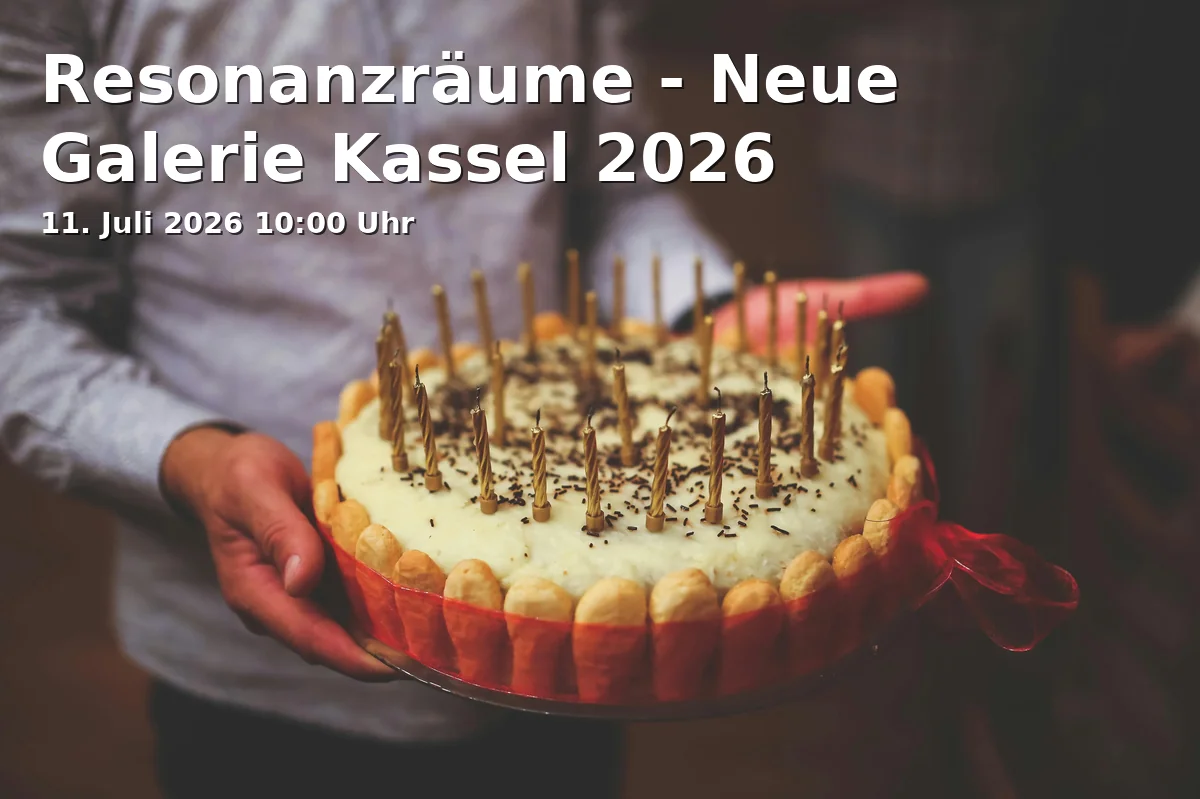 Event: Resonance Spaces - New Gallery Kassel 2026 in Neue Galerie, Schöne Aussicht 1, 34117 Kassel on 11. July 2026