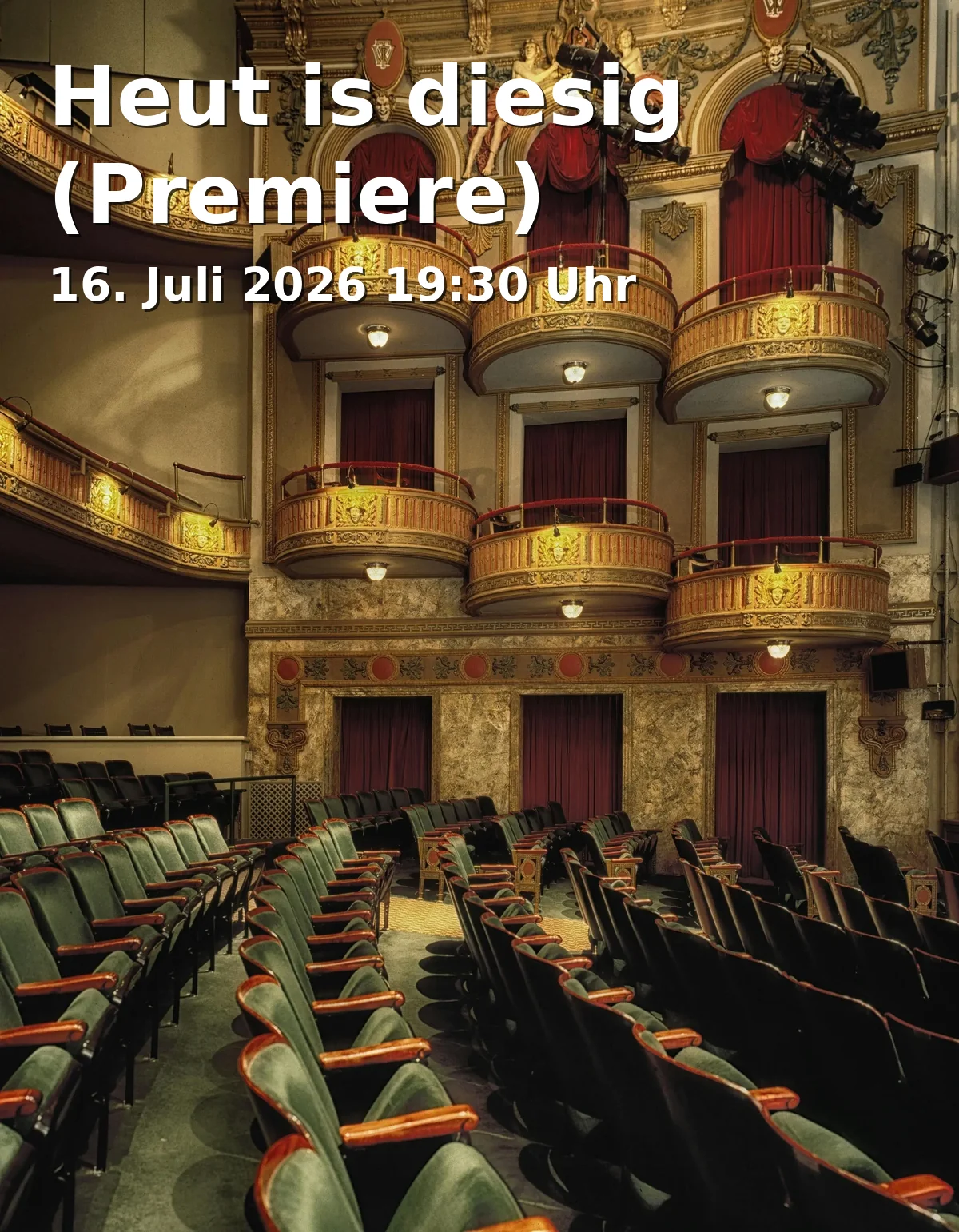 Event: Heut is diesig (Premiere) in Kolpinghaus, Adolph-Kolping-Straße 1, 93047 Regensburg on 16. Juli 2026