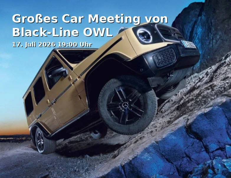 Large Car Meeting by Black-Line OWL