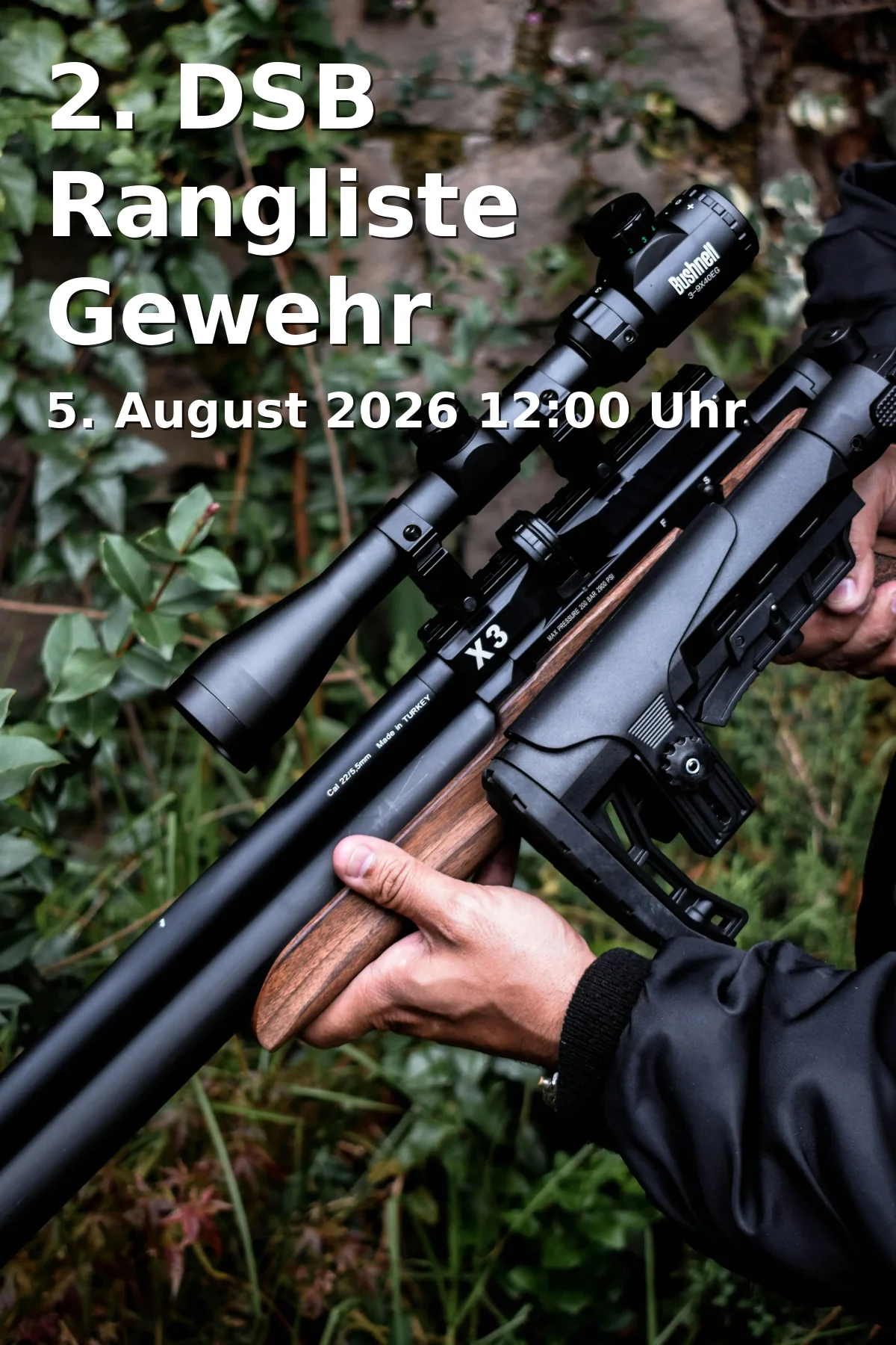 Event: 2. DSB Rangliste Gewehr in SSZ Suhl, Schützenstraße 6, 98527 Suhl on 5. August 2026
