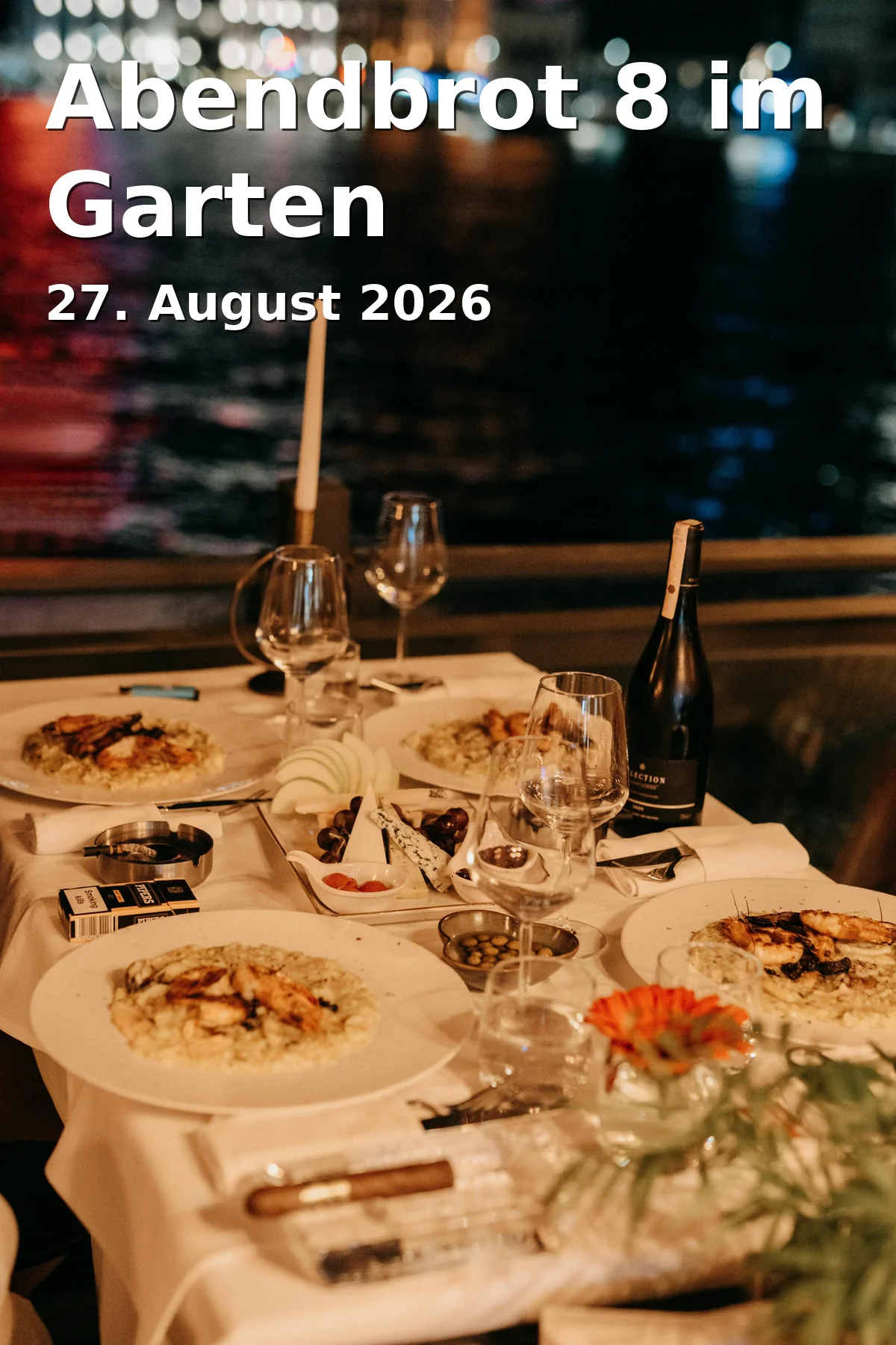 Event: Dinner 8 in the Garden in Haus der Geschichte, Willy-Brandt-Allee 14, 53113 Bonn on 27. August 2026