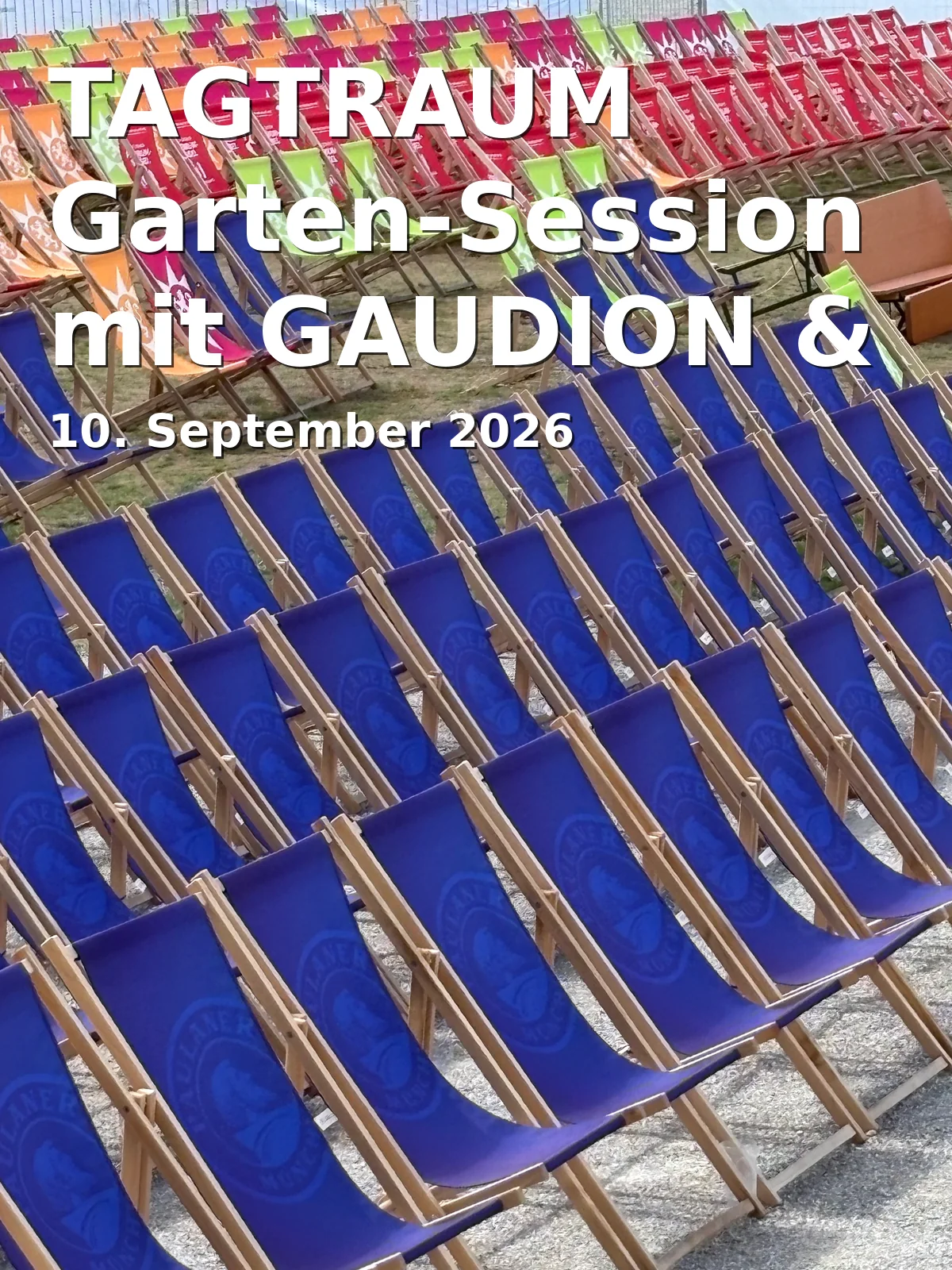 Event: TAGTRAUM Garten-Session mit GAUDION & CONNOR BRONDES in TAGTRAUM Biergarten, Musterstraße 5, 85055 Ingolstadt on 10. September 2026