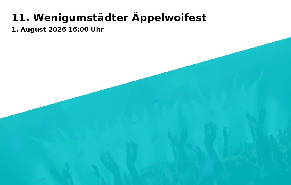 Event: 11. Wenigumstädter Äppelwoifest in Feuerwehrgerätehaus, Hauptstraße 9, 63762 Großostheim-Wenigumstadt on 1. August 2026