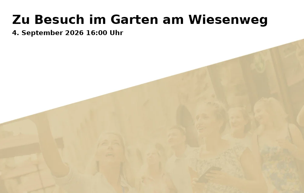 Event: Zu Besuch im Garten am Wiesenweg in Wiesenweg 27, 53121 Bonn on 4. September 2026