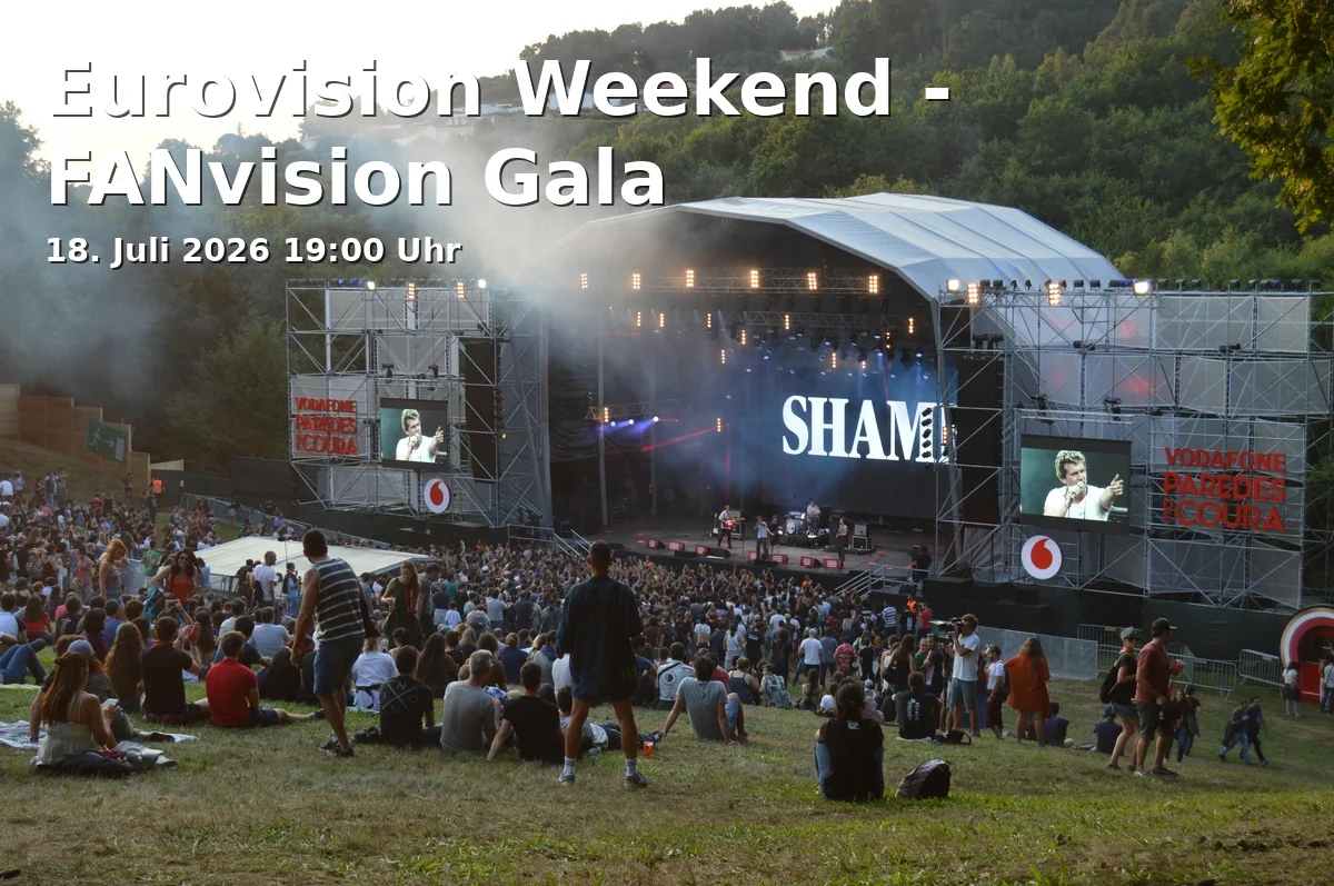Event: Eurovision Weekend - FANvision Gala in Gasteig HP8, Hans-Preißinger-Straße 8, 81379 München on 18. July 2026