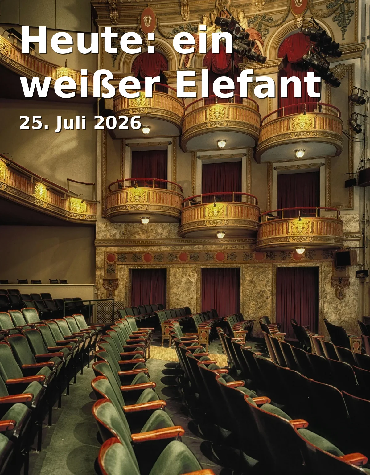 Heute: ein weißer Elefant