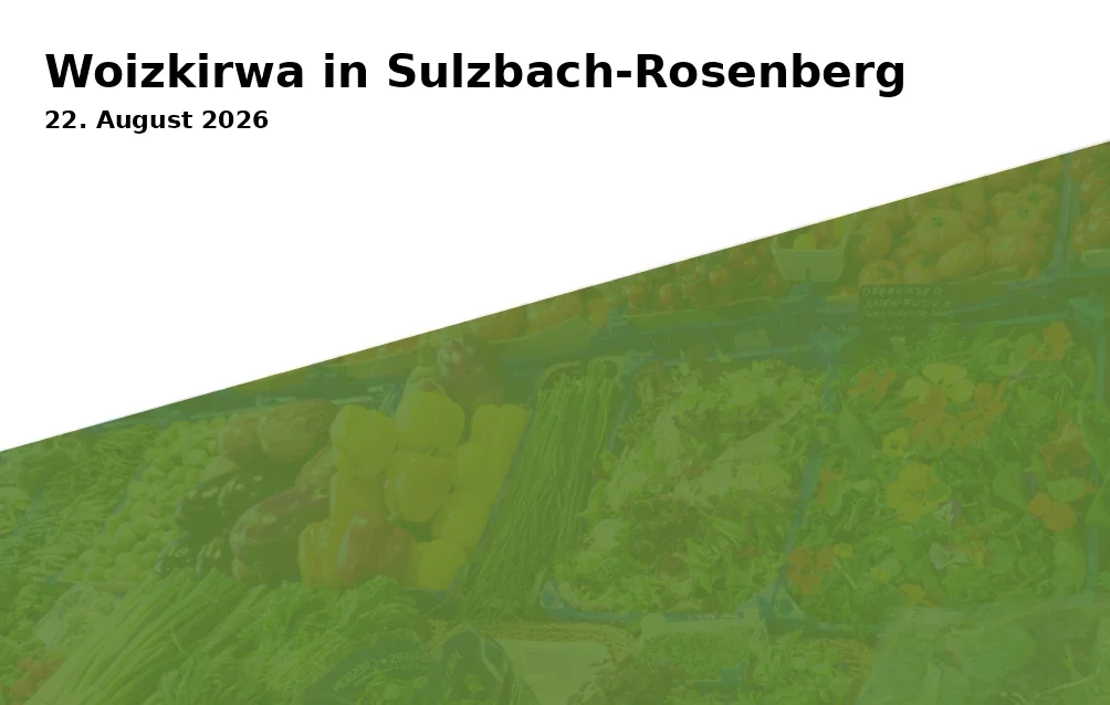 Event: Woizkirwa in Sulzbach-Rosenberg