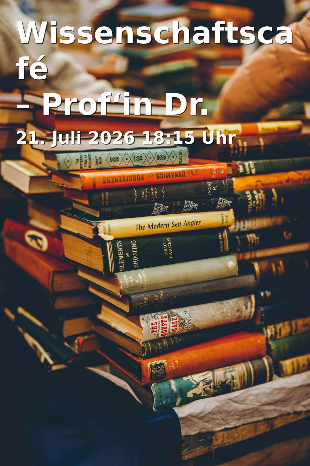 Event: Wissenschaftscafé – Prof‘in Dr. Silke Schwandt: Zwischen Pergament und Prompt in Universität Hauptgebäude, Universitätsstr. 25, 33615 Bielefeld on 21. Juli 2026