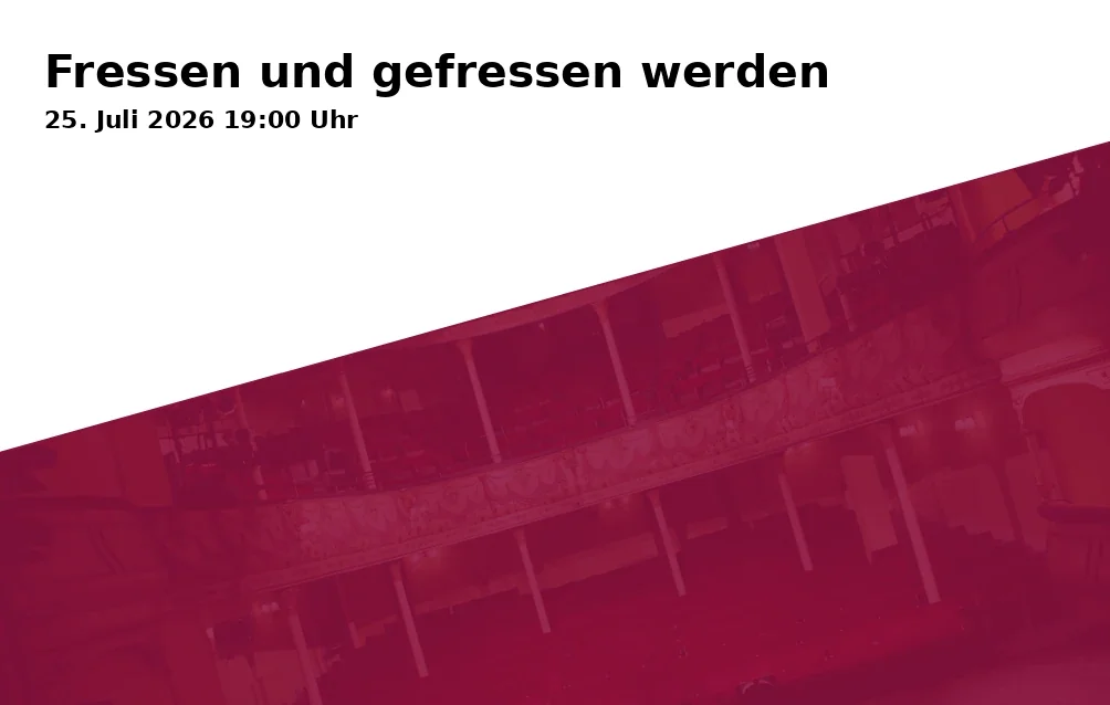 Event: Eating and Being Eaten in Mühlstraße 12, 86911 Dießen am Ammersee on 25. July 2026