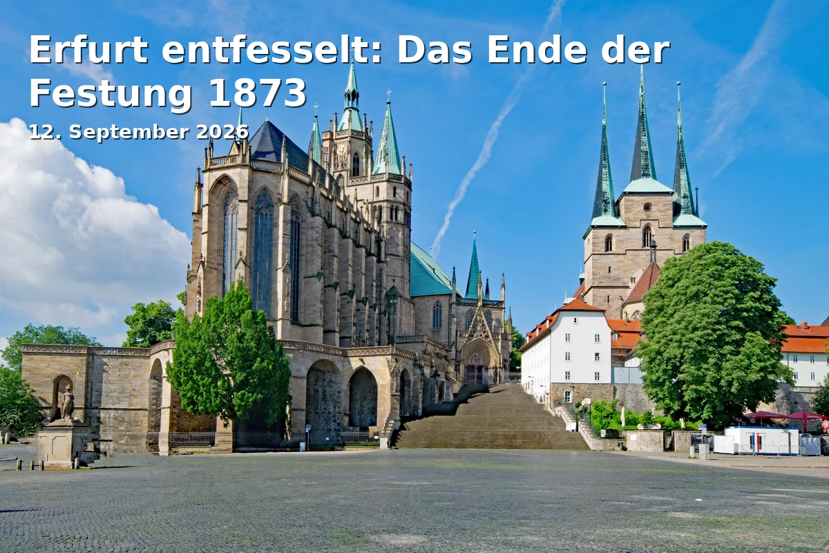Event: Erfurt entfesselt: Das Ende der Festung 1873 in Stadtmuseum „Haus zum Stockfisch“, Johannesstraße 169, 99084 Erfurt on 12. September 2026