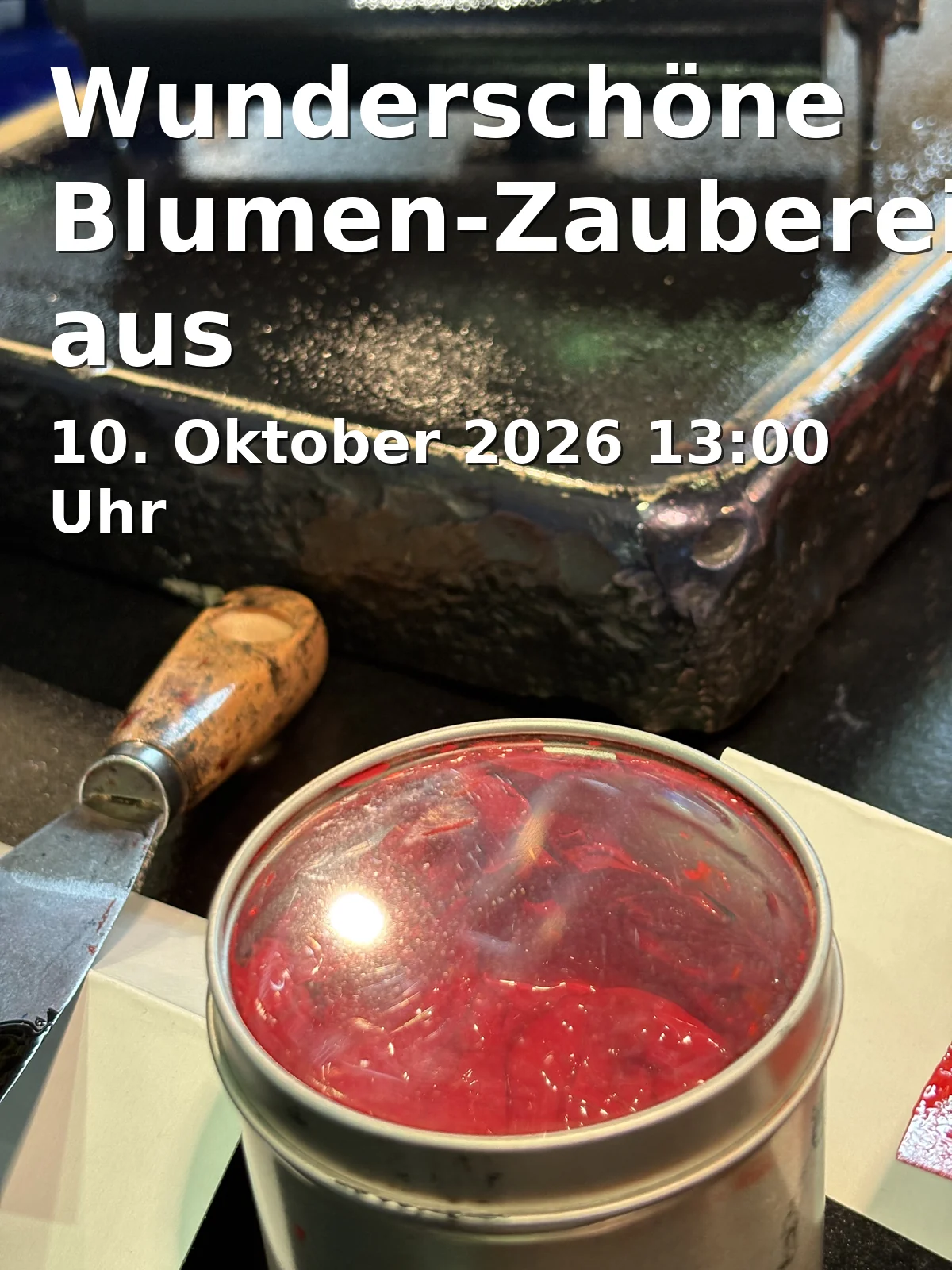 Event: Wonderful Flower Magic with Chenille Wire in Volkshochschule, Ländgasse 41, 84028 Landshut on 10. October 2026
