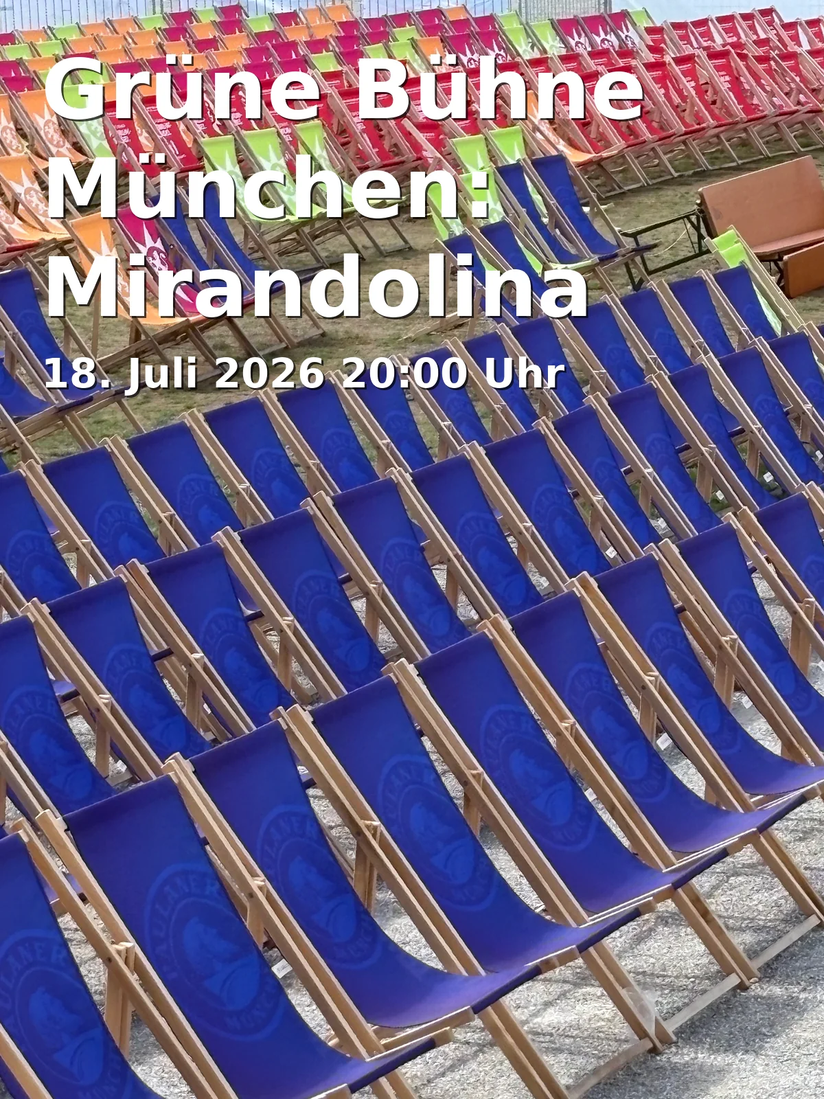 Event: Grüne Bühne München: Mirandolina in Ebenböckstraße 11, 81241 München on 18. Juli 2026