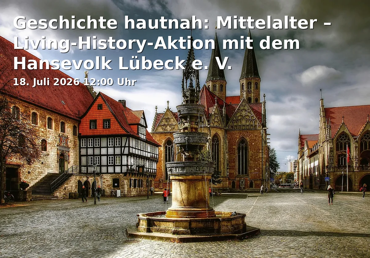 History Up Close: Middle Ages – Living History Event with the Hansevolk Lübeck e. V.
