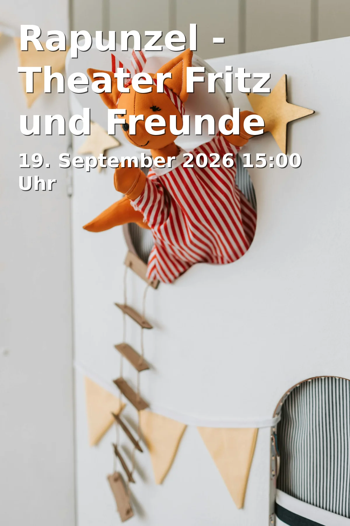 Event: Rapunzel - Theater Fritz und Freunde (ages 3 and up) in Kulturhaus abraxas, Sommestraße 30, 86156 Augsburg on 19. September 2026