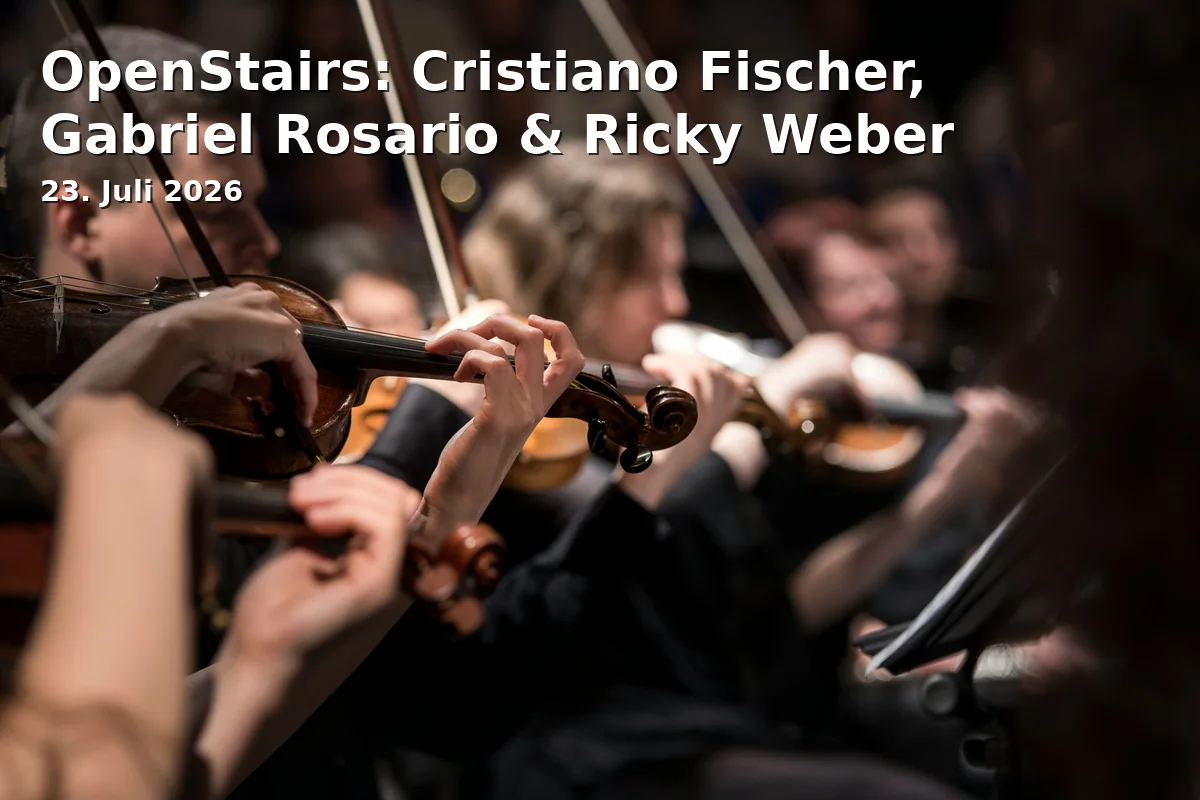 Event: OpenStairs: Cristiano Fischer, Gabriel Rosario & Ricky Weber in Ecke Obere Königsstraße / Treppenstraße, 34117 Kassel on 23. July 2026