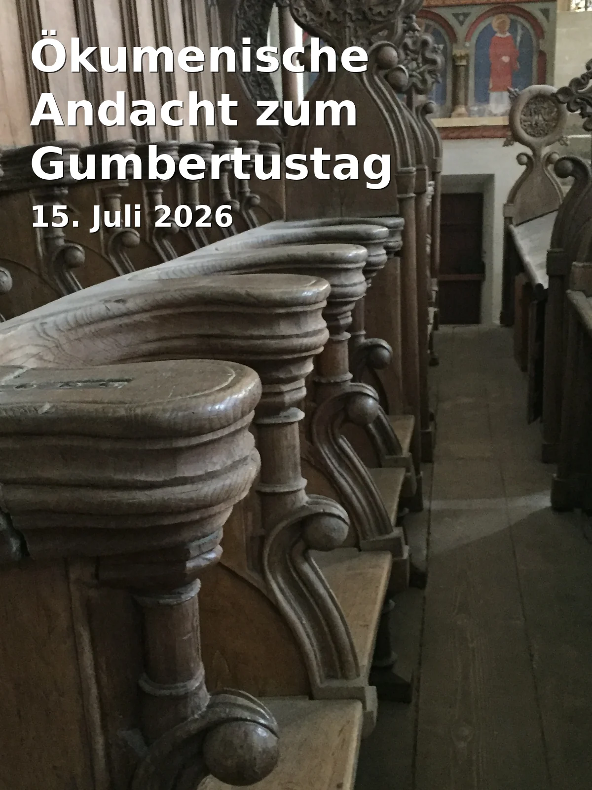 Ökumenische Andacht zum Gumbertustag