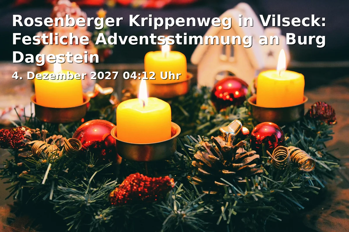 Event: Rosenberger Krippenweg in Vilseck: Festliche Adventsstimmung an Burg Dagestein