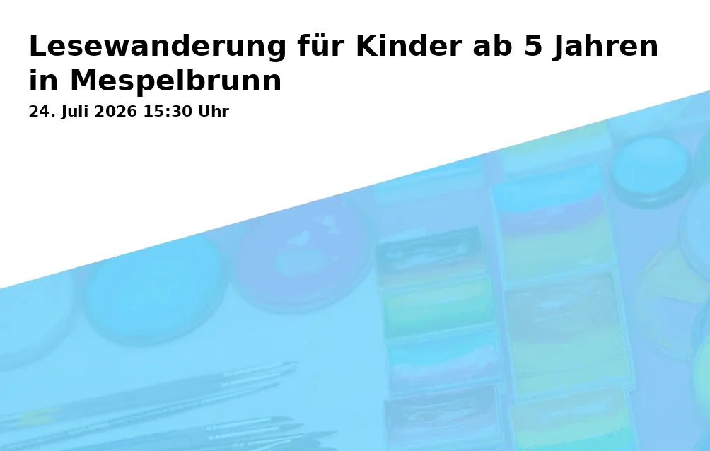 Event: Reading Hike for Children Aged 5 and Up in Mespelbrunn