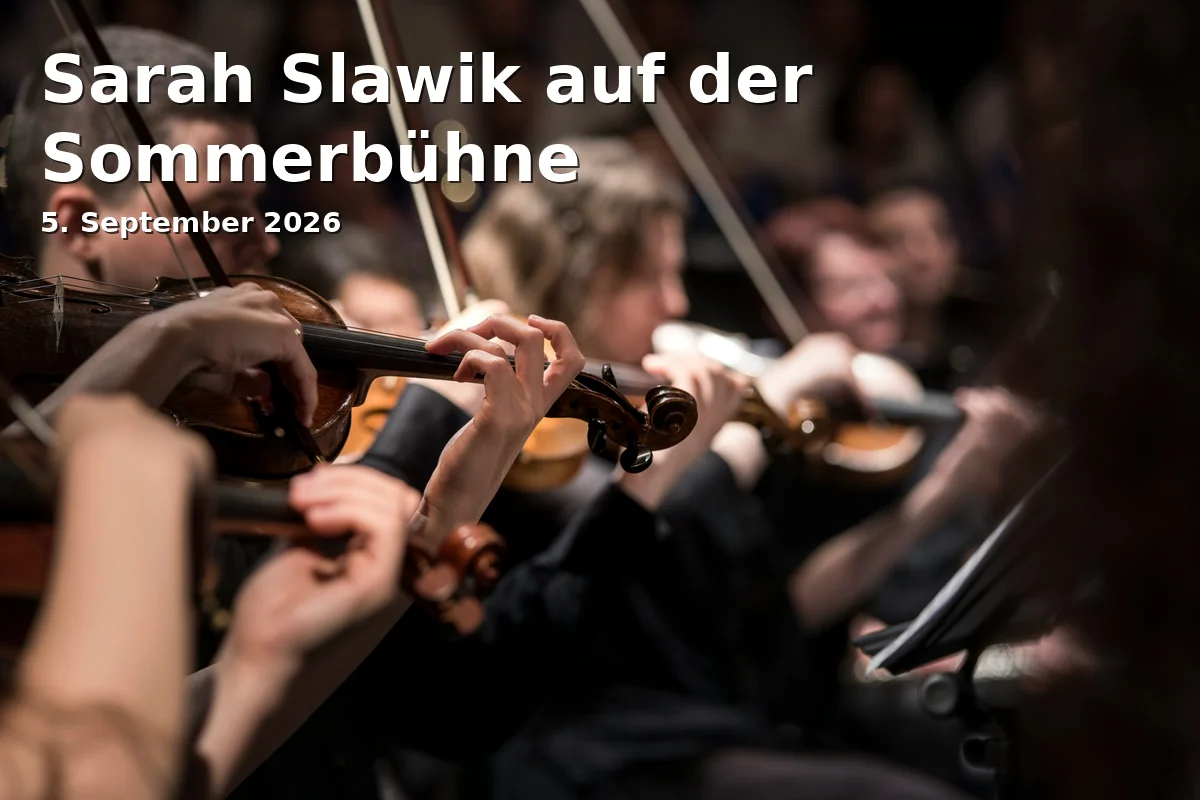 Event: Sarah Slawik auf der Sommerbühne in Park Schöntal, Schöntalweg, 63739 Aschaffenburg on 5. September 2026