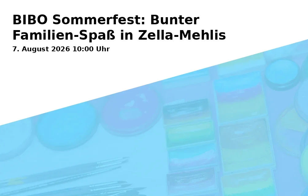 Event: BIBO Sommerfest: Bunter Familien-Spaß in Zella-Mehlis in Stadt- und Kreisbibliothek Zella-Mehlis, Rathausstraße 4, 98544 Zella-Mehlis on 7. August 2026
