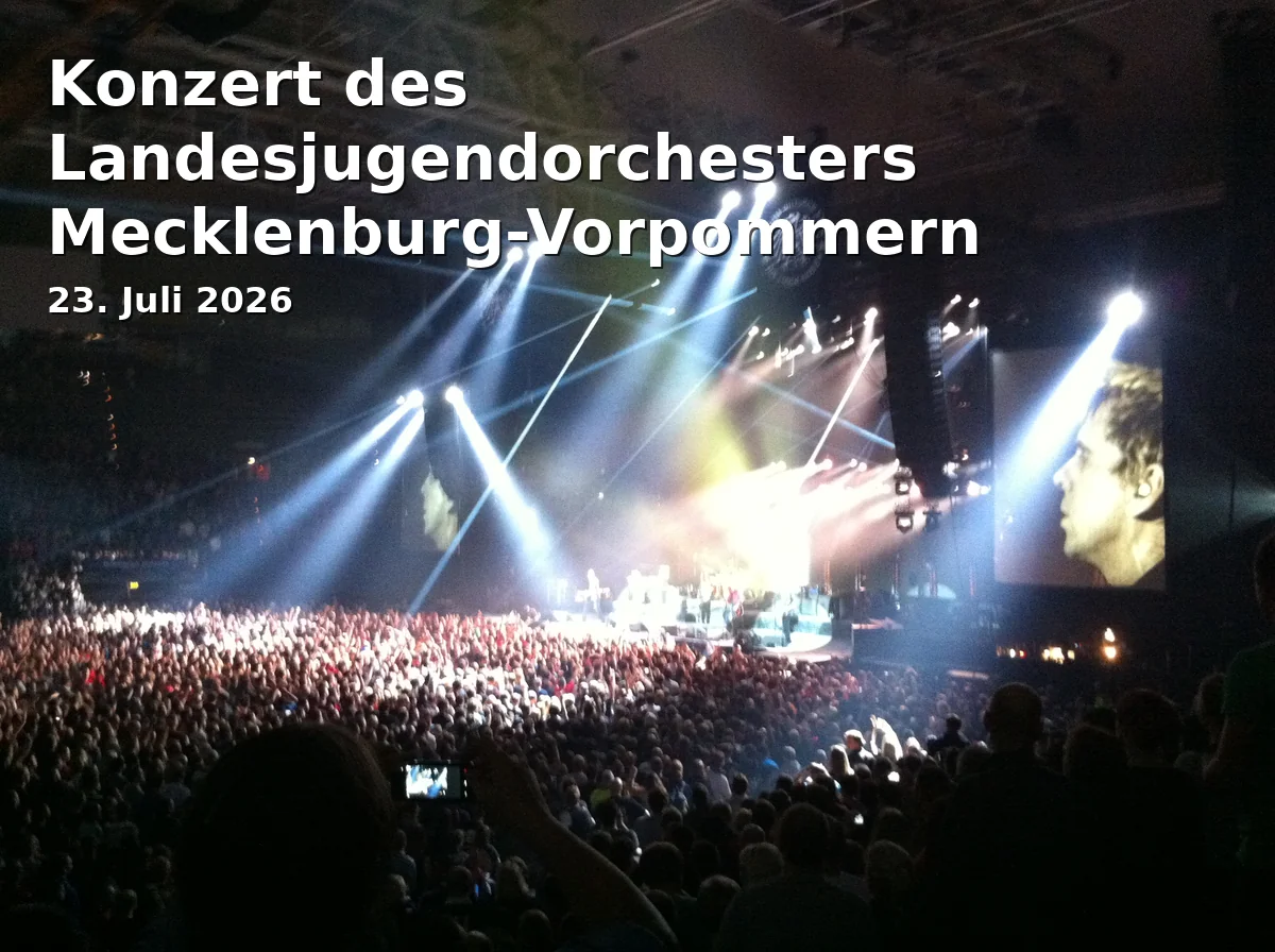 Konzert des Landesjugendorchesters Mecklenburg-Vorpommern