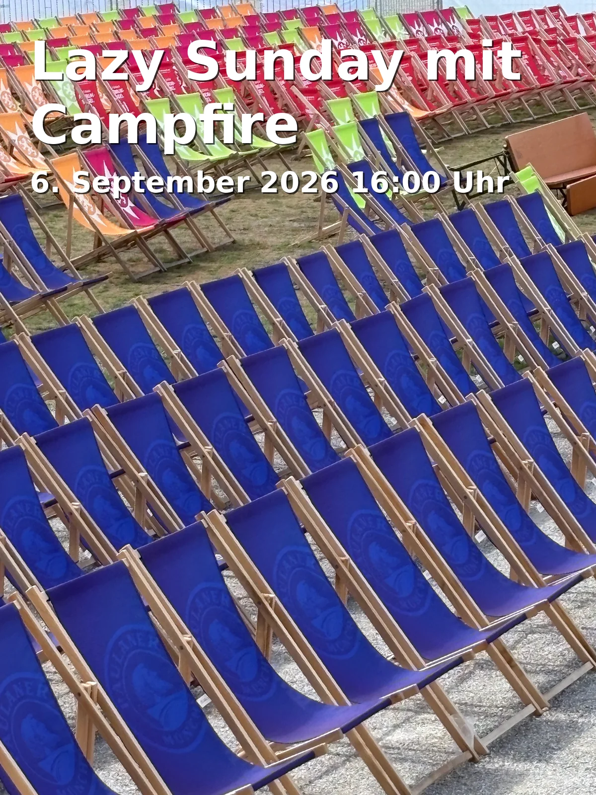 Event: Lazy Sunday with Campfire in Bombig Bar & Garage, Gubener Str. 11e, 86156 Augsburg on 6. September 2026