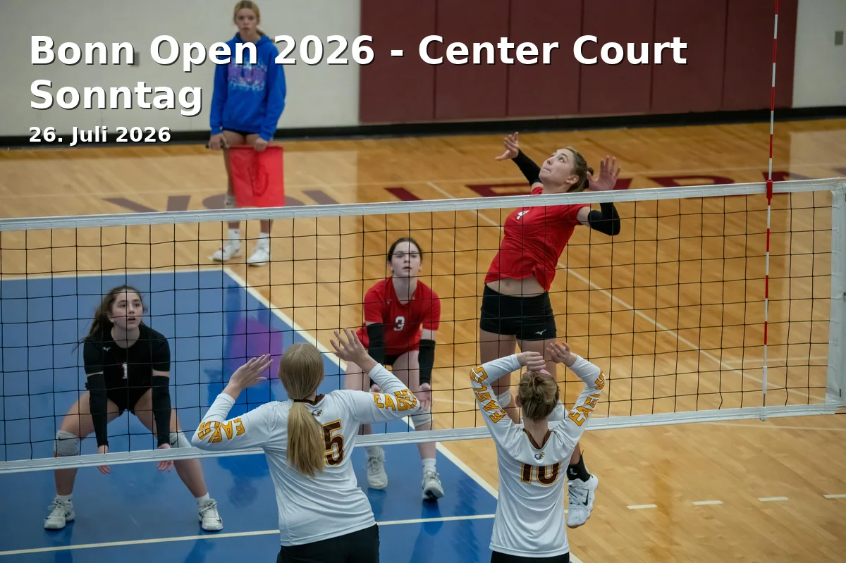 Event: Bonn Open 2026 - Center Court Sonntag in TC Blau-Gelb Bonn-Beuel, Römerstraße 240, 53117 Bonn on 26. Juli 2026