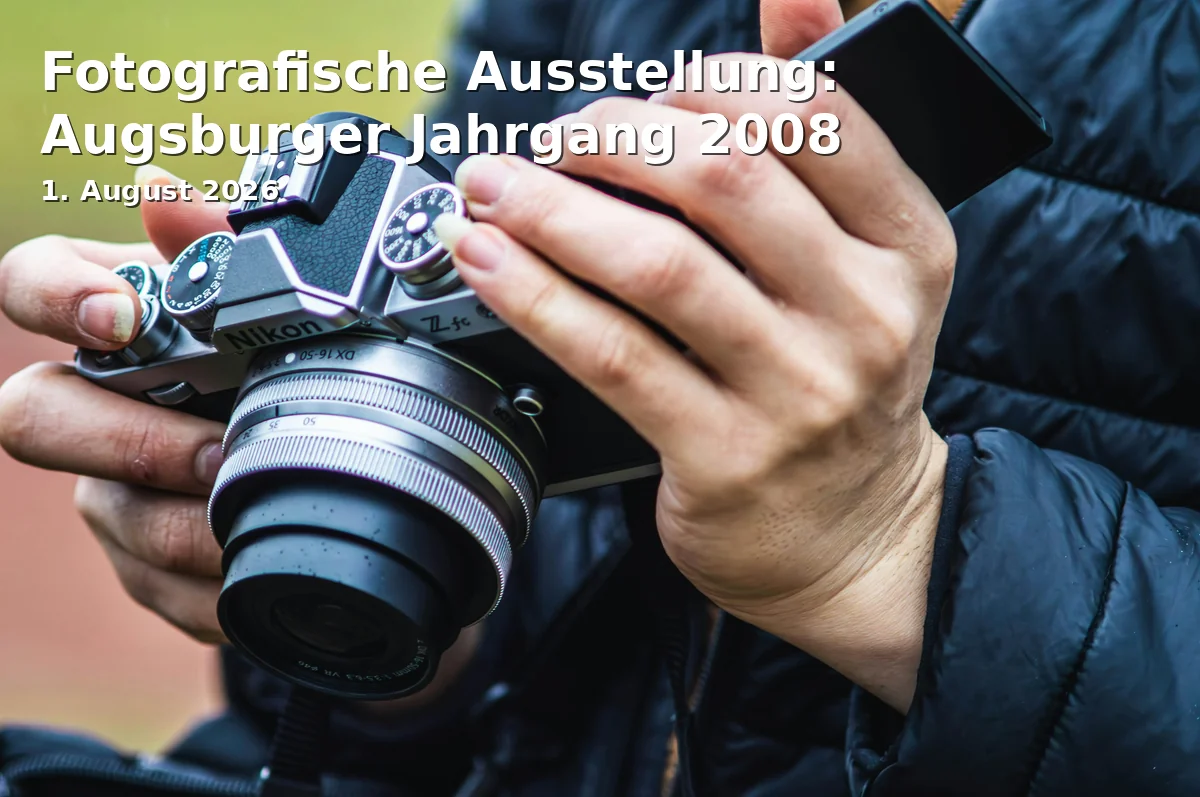 Event: Photographic Exhibition: Augsburg Class of 2008 in Villa Schöne Felder, Schönefeldstraße 10, 86150 Augsburg on 1. August 2026