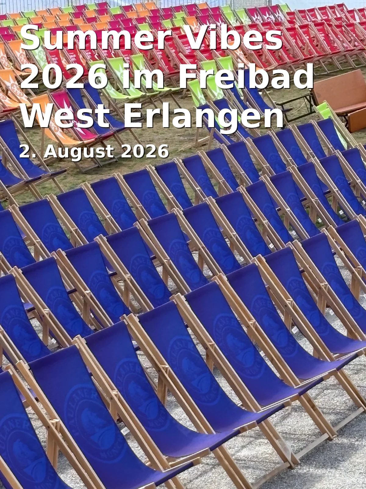 Event: Summer Vibes 2026 at Freibad West Erlangen in Freibad West, Westliche Stadtmauerstraße 25, 91054 Erlangen on 2. August 2026