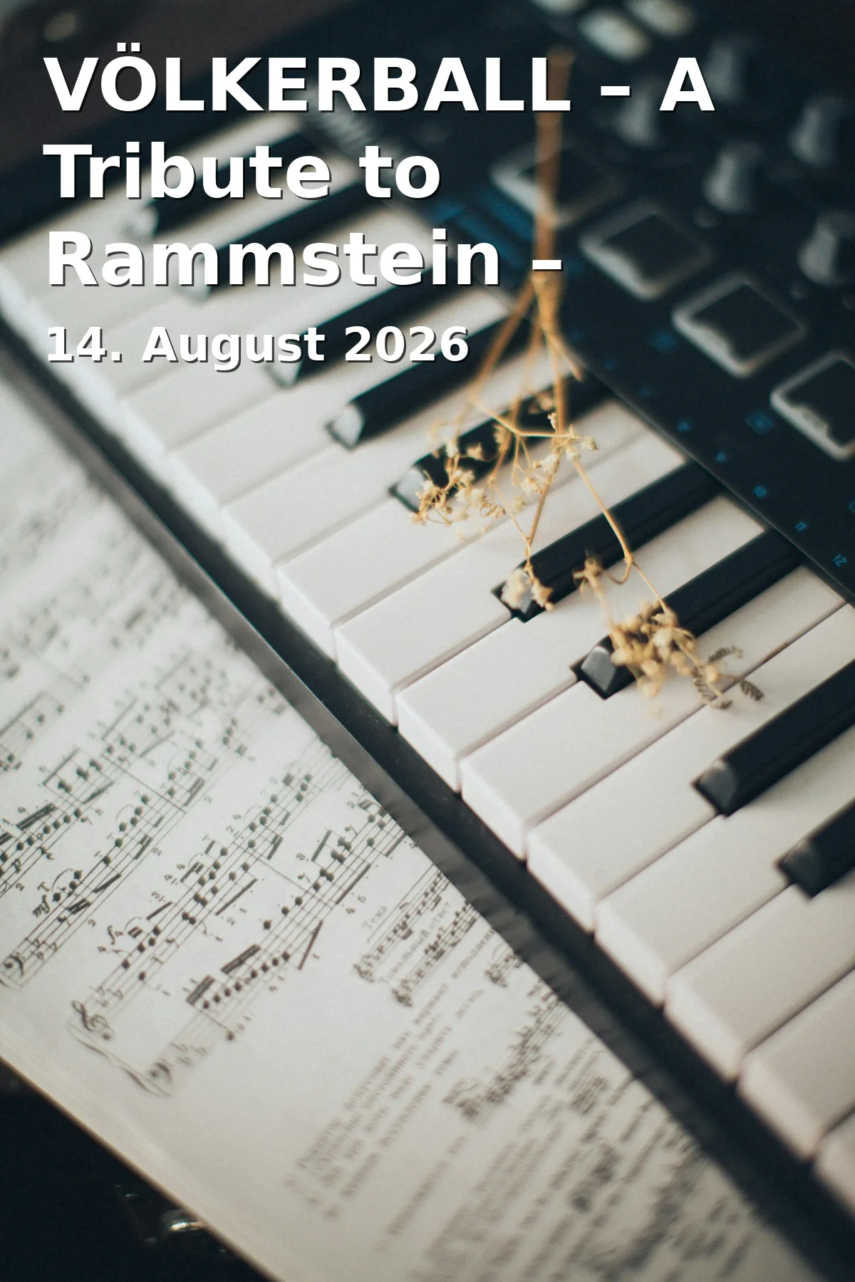 Event: VÖLKERBALL – A Tribute to Rammstein – Engel Tour 2026 in Sparkassen-Bühne (im Hofwiesenpark), Untermhäuser Str. 78, 07548 Gera on 14. August 2026