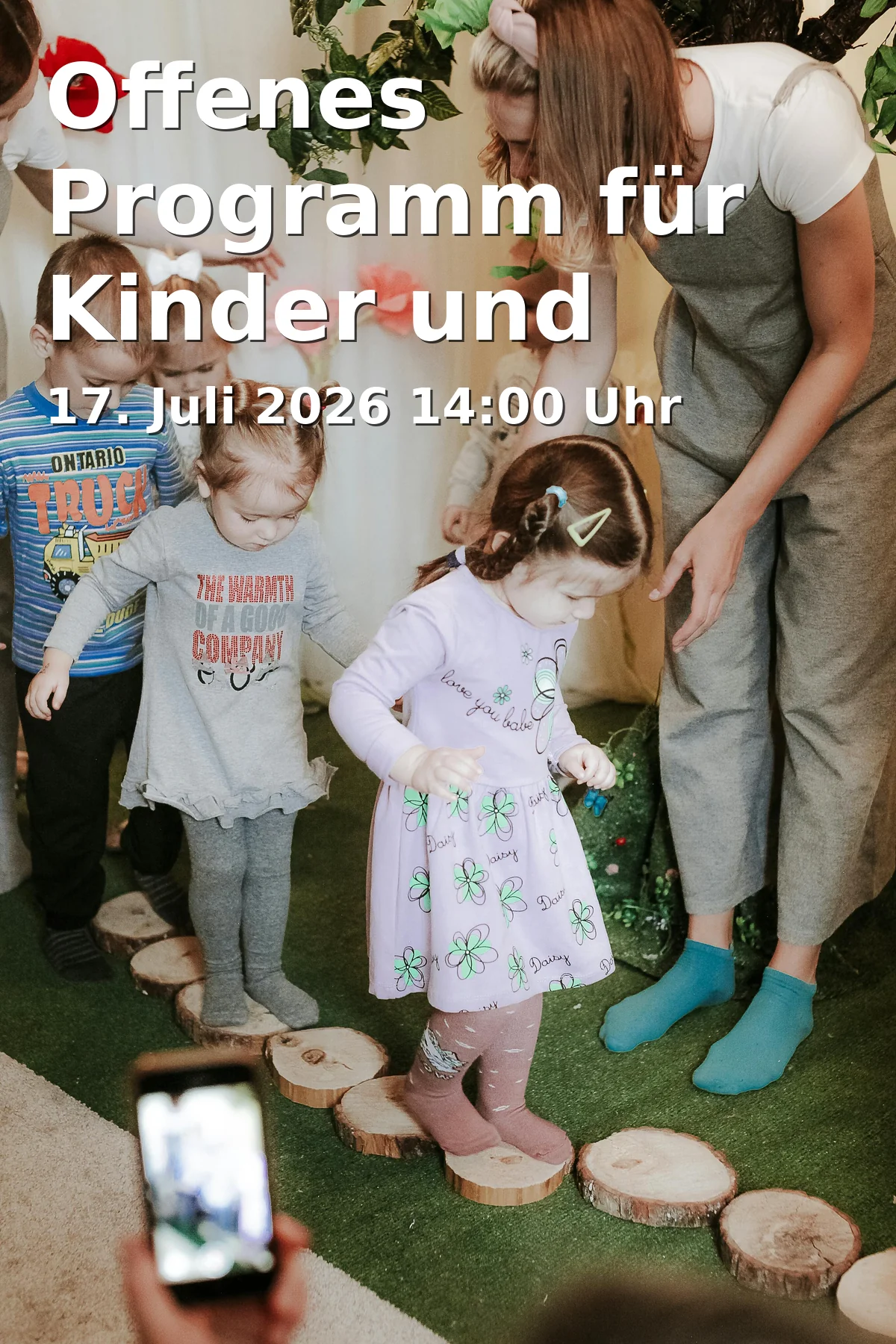 Offenes Programm für Kinder und Jugendliche von 6 bis 14 Jahren
