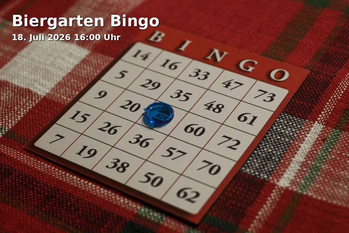 Event: Biergarten Bingo in Biergarten Biegerpark, Angertaler Straße, 47249 Duisburg on 18. Juli 2026