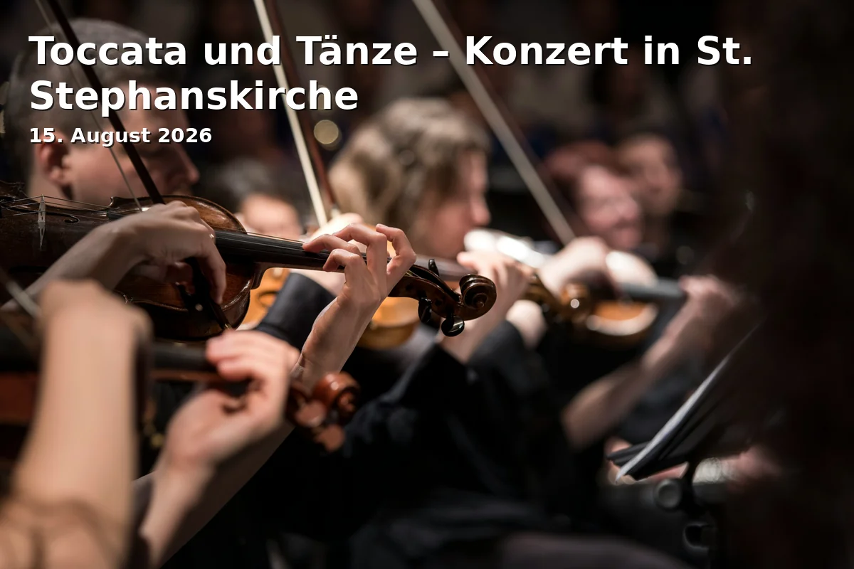 Event: Toccata und Tänze – Konzert in St. Stephanskirche