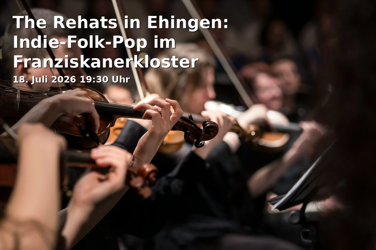 The Rehats in Ehingen: Indie-Folk-Pop im Franziskanerkloster